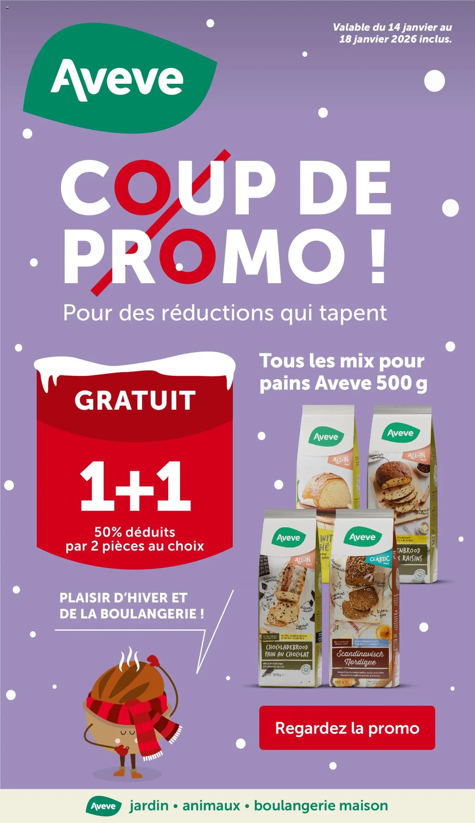 Voorbeeld van Publicité van winkel Aveve geldig vanaf 14/01/2026