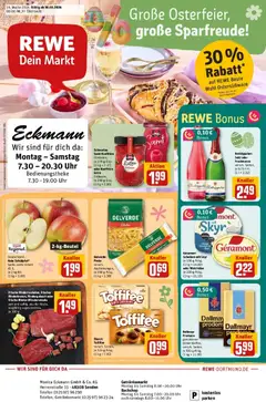 Vorschau von dem Prospekt des Geschäftes Rewe, gültig ab dem 30.03.2026