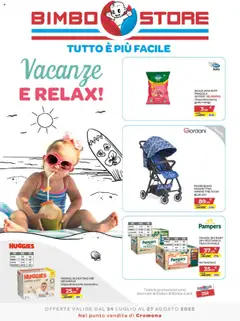 Anteprima dell'opuscolo Volantino Cremona dal negozio Bimbo store valido da 24/07/2025