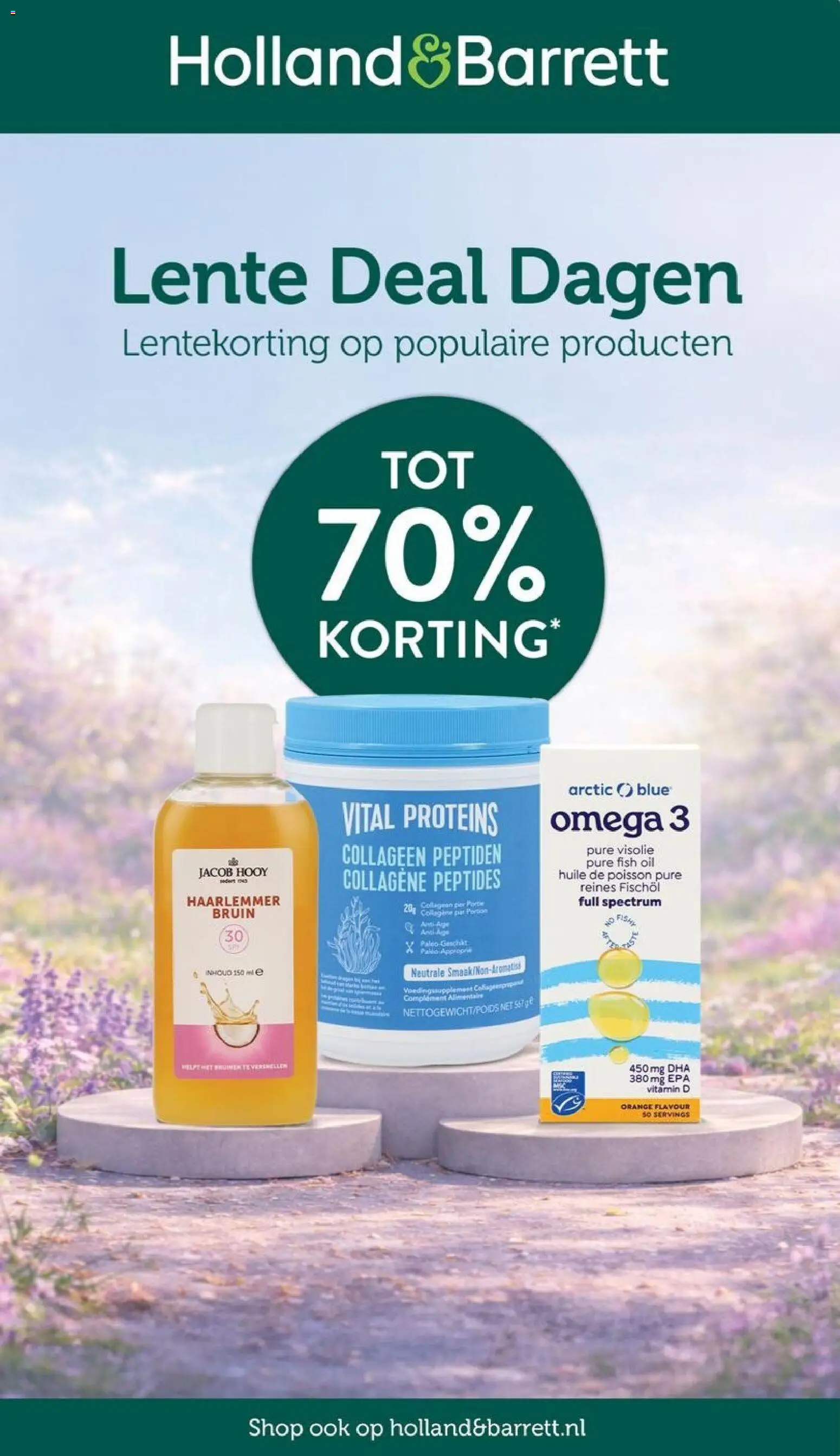 Voorbeeld van Holland & Barrett folder van winkel Holland & Barrett geldig vanaf 12-03-2026 - Omega 3, Omega, Visolie