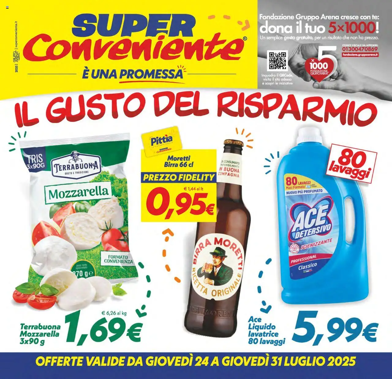 Volantino SuperConveniente valido da 24/07/2025 numero di pagina 1
