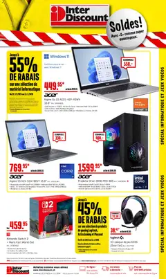 Vorschau des Merkblatts Aktionen Soldes vom Shop Interdiscount gültig von 22.12.2025 bis 11.01.2026