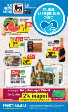 Previzualizarea de cataloage: Mega Image Catalog nou valabil de la 14.08.2025
