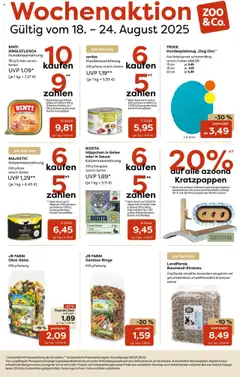 Vorschau von dem Prospekt des Geschäftes Zoo & co, gültig ab dem 18.08.2025