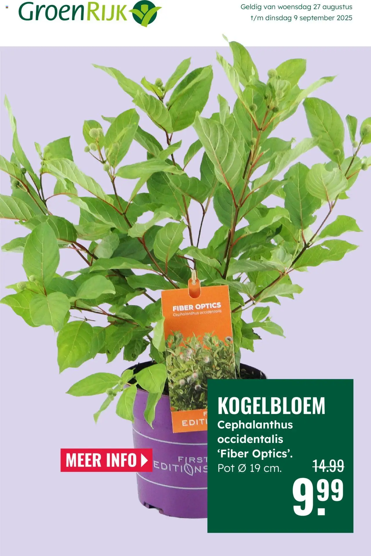 GroenRijk shop Folder geldig vanaf 27-08-2025 - Paginanummer 1
