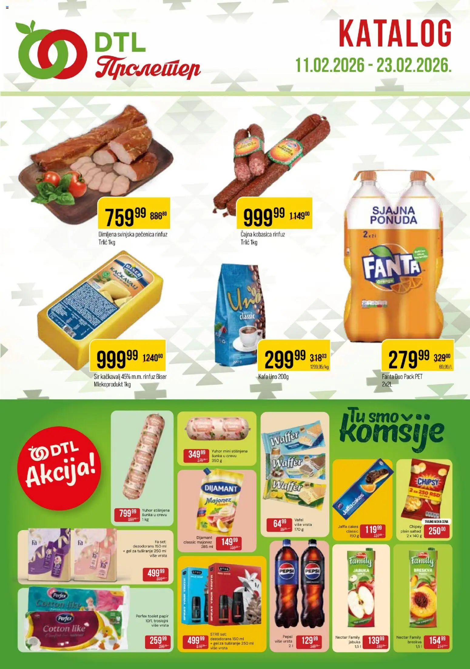 Pregled Metalac Proleter kataloga - važi od 11.02.2026