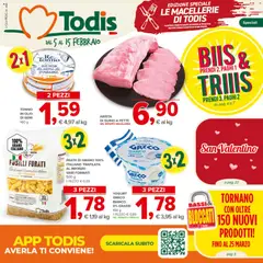 Anteprima dell'opuscolo Volantino Pescheria, Macelleria dal negozio Todis valido da 05/02/2026