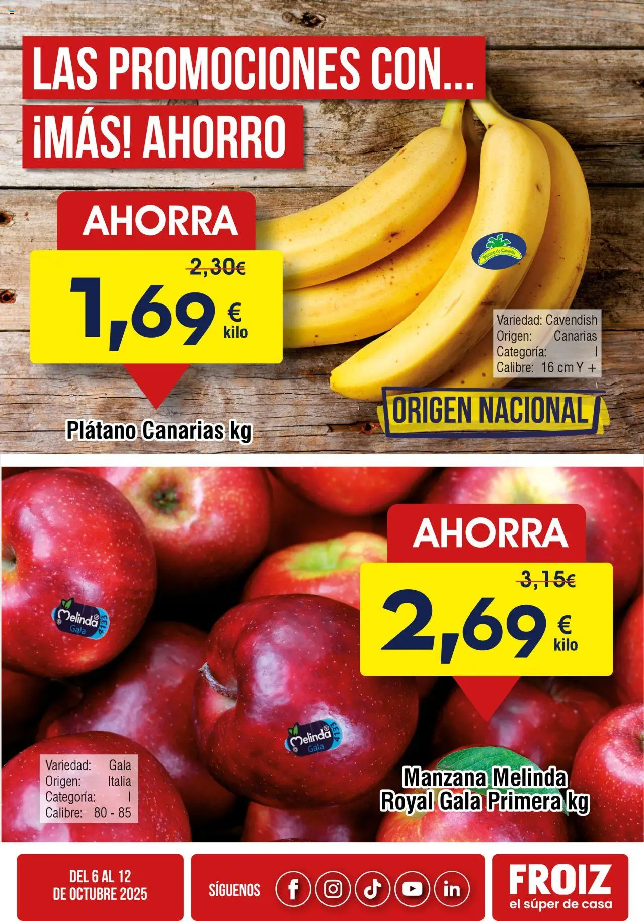 Froiz Folleto > 06/10 - 12/10/2025 > Ofertas