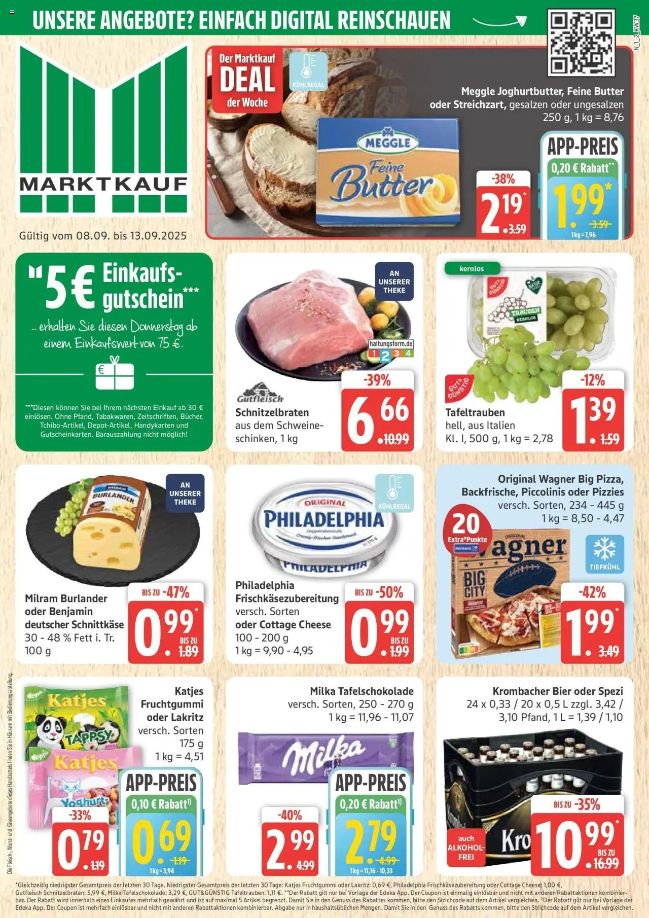 MARKTKAUF Prospekt ab Montag 07.09.2025 > Marktkauf: Wochenangebote