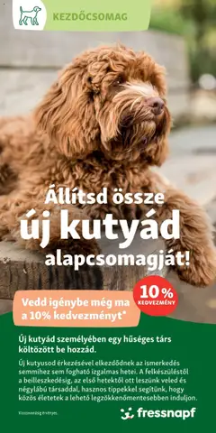 Fressnapf - Fressnapf alapcsomagok kutyáknak 2 megtekintése, amely érvényes 2025.04.06.-től