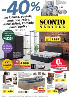 Náhled nabídky: Sconto nábytek Leták platný od 16.07.2025