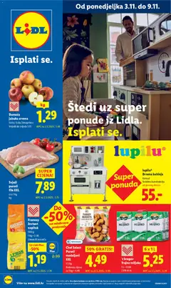 Pregled letka Katalog trgovine Lidl vrijedi od 03.11.2025