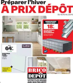 Prévisualisation de Catalogue du magasin Brico Dépôt formulaire valide 09/10/2025
