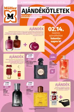 Müller - A parfüméria világa megtekintése, amely érvényes 2026.02.02.-től