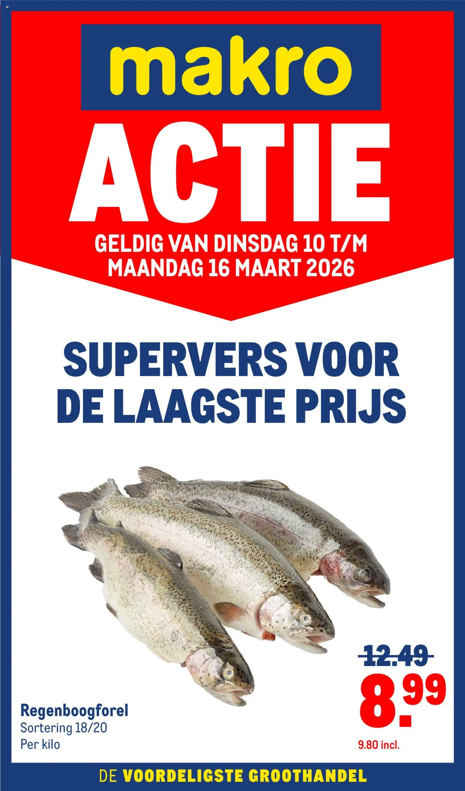 Voorbeeld van Makro folder - Versdeals van winkel Makro geldig vanaf 10-03-2026
