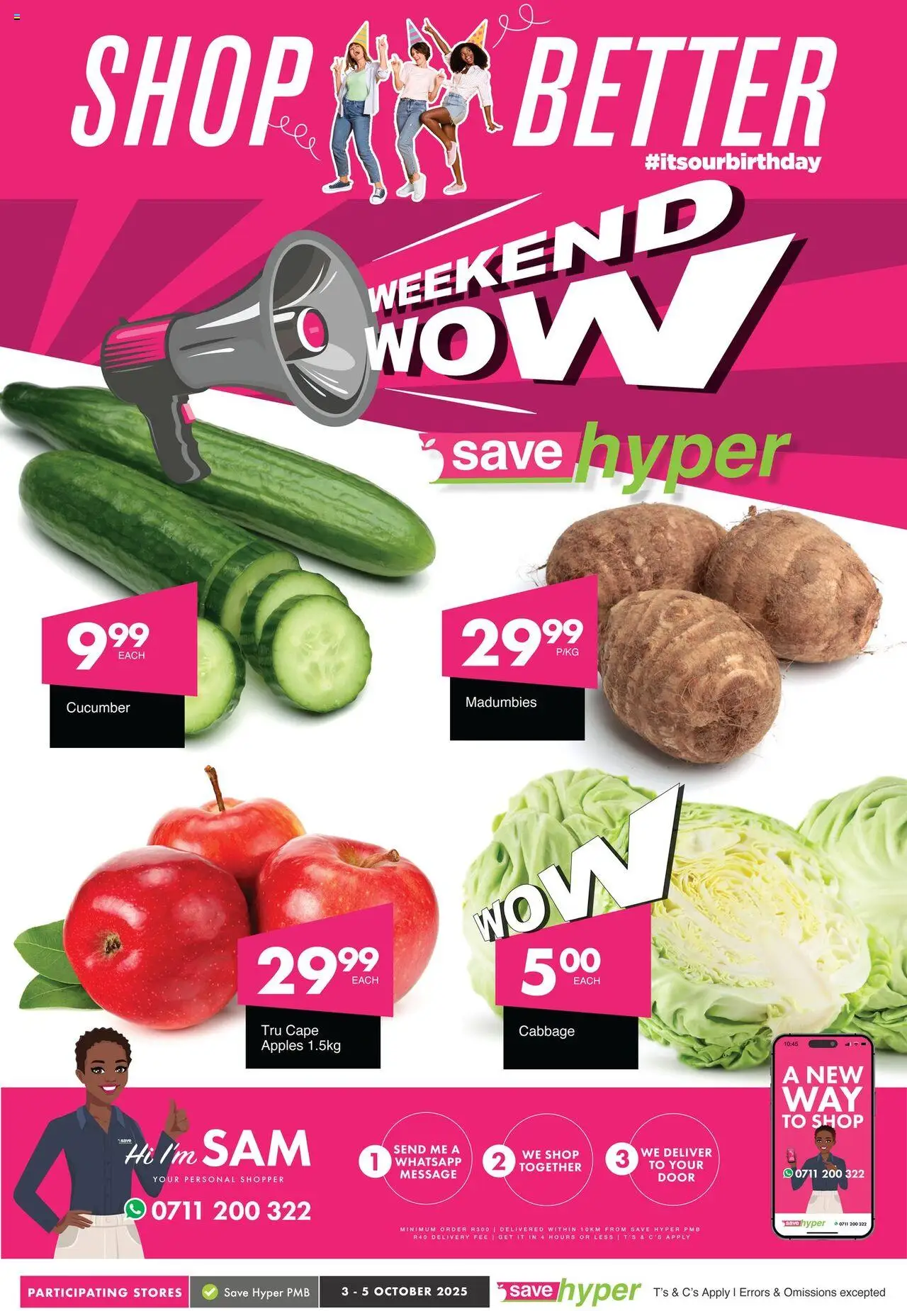 Save Weekend WOW from 03/10 - 05/10/2025 > Promotions - Apples