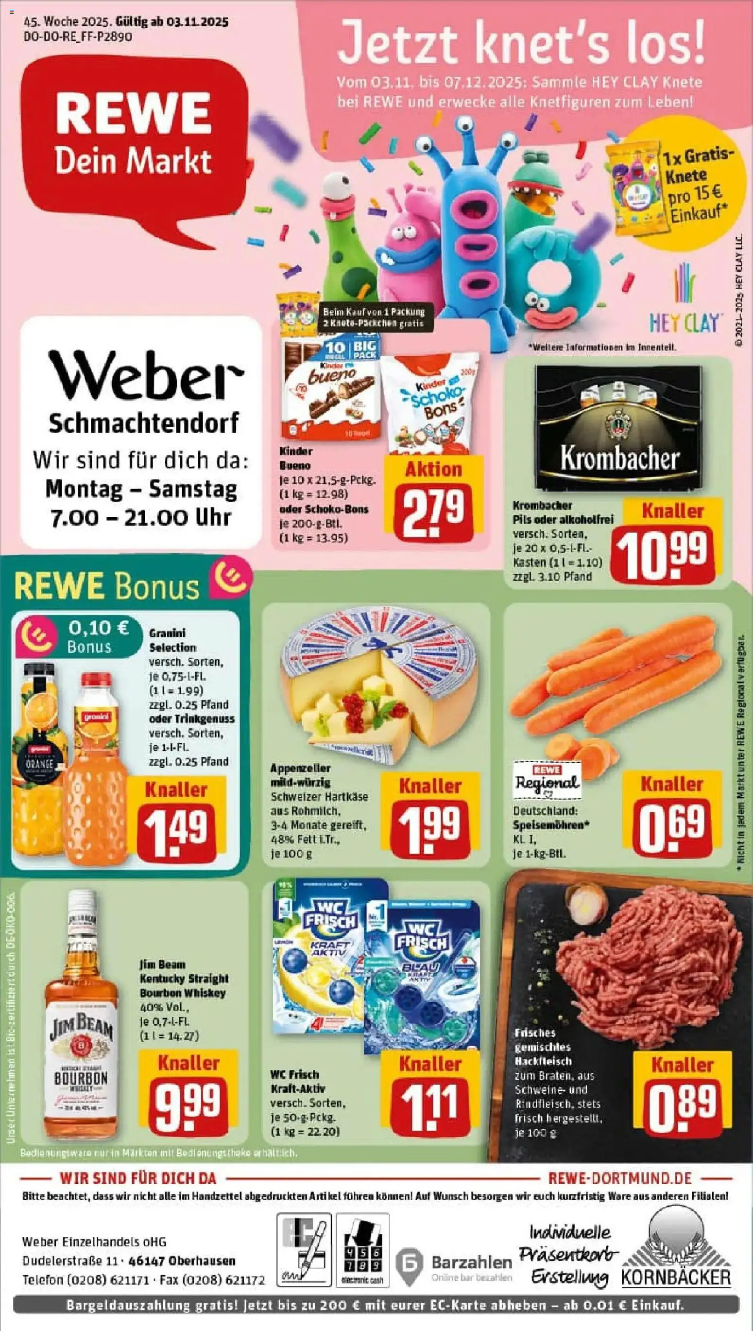 Vorschau von dem Prospekt des Geschäftes Rewe, gültig ab dem 02.11.2025