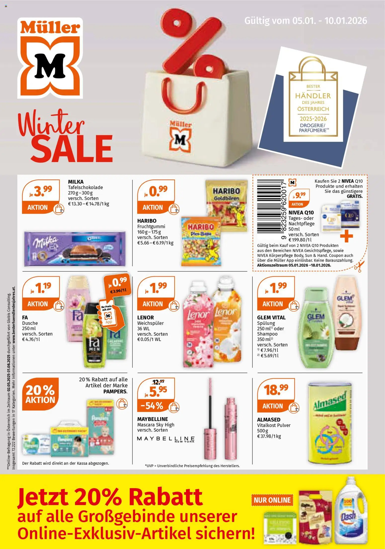 Vorschau der Angebote: Müller Flugblatt gültig ab 05.01.2026