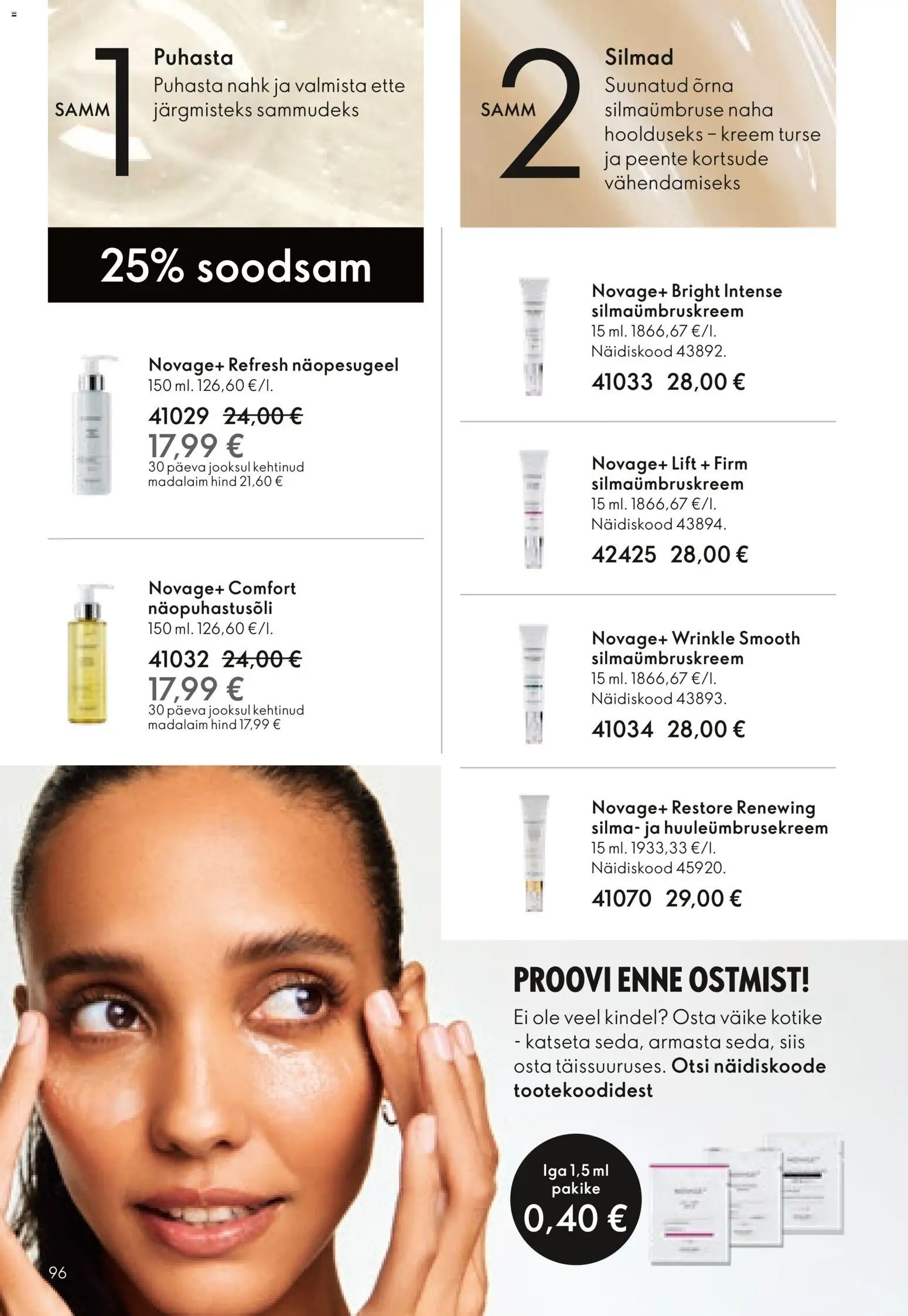 Oriflame kliendilehe eelvaade alates 2026.01.28