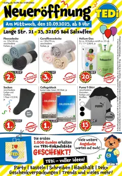 Vorschau von dem Prospekt des Geschäftes TEDi, gültig ab dem 05.09.2025