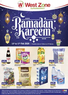 Preview of the catalogue Offers of store Westzone Supermarket valid from 13 Feb, 2026