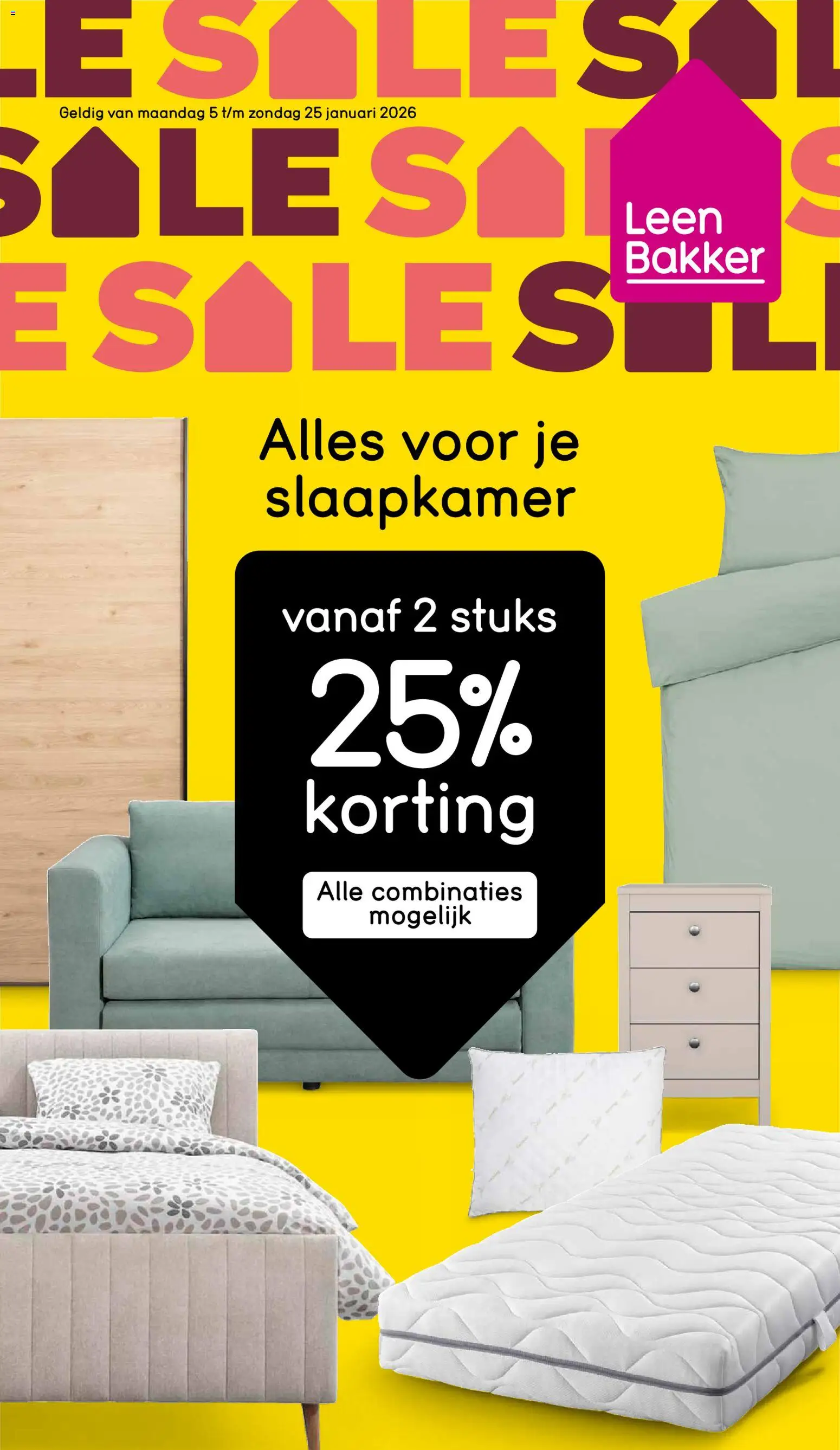 Voorbeeld van Folder van winkel Leen Bakker geldig vanaf 05-01-2026