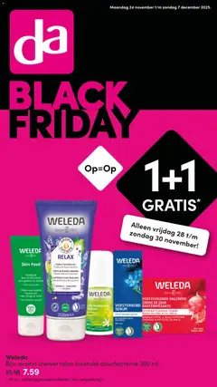 Voorbeeld van Black Friday van winkel Da geldig vanaf 24-11-2025