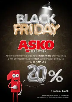 Náhled nabídky: ASKO nábytek Black Friday platný od 28.11.2025