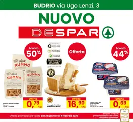 Anteprima dell'opuscolo Volantino Budrio dal negozio Despar valido da 22/01/2026