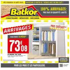Prévisualisation de Catalogue du magasin Batkor formulaire valide 15/08/2025