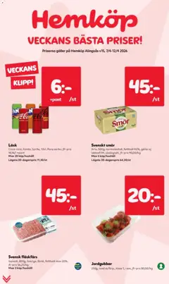 Förhandsgranska reklamblad Hemköp erbjudanden från butik Hemköp gäller från 06/04/2026