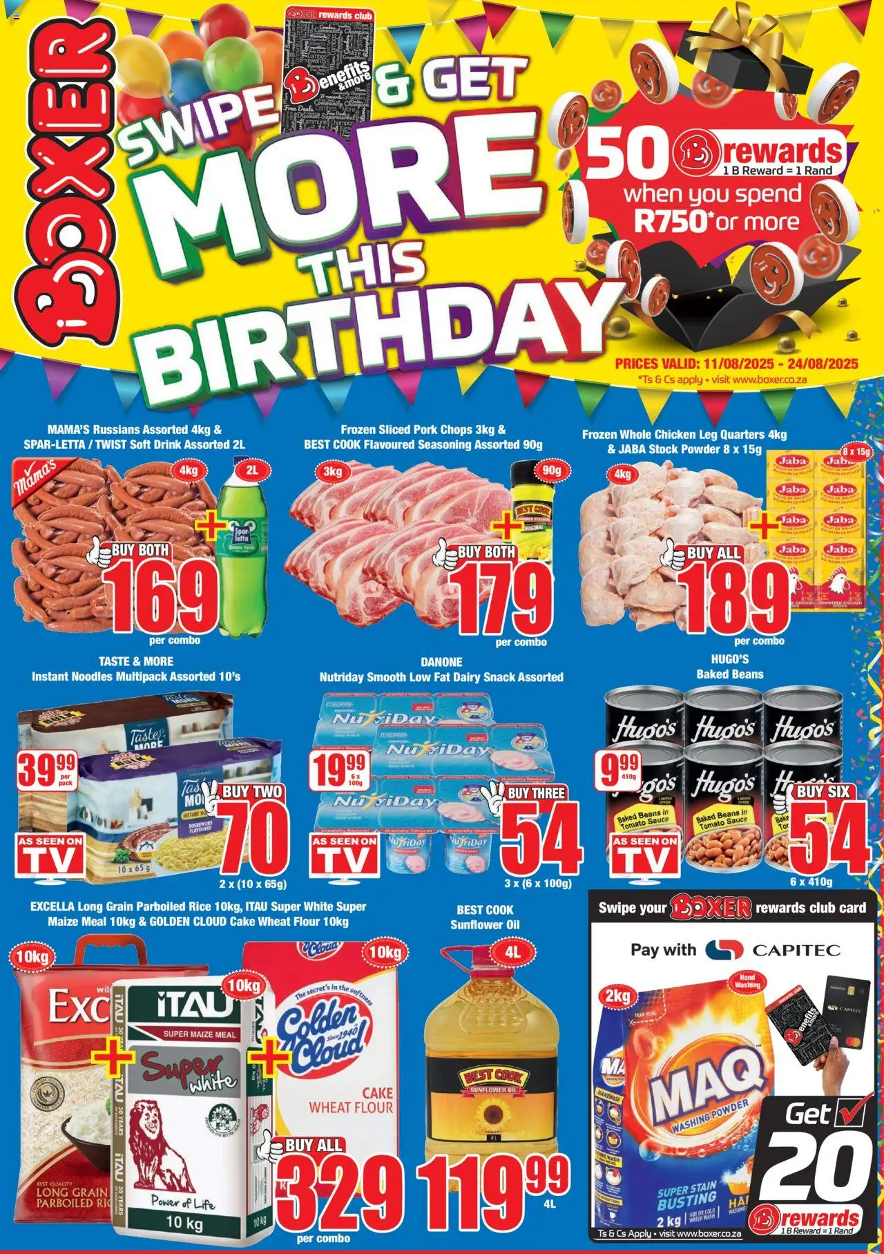 Boxer Free State, Northern Cape, North West - Specials from 11/08 - 24/08/2025 > Promotions