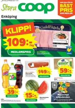 Förhandsgranska reklamblad Enköping från butik Stora Coop gäller från 28/07/2025