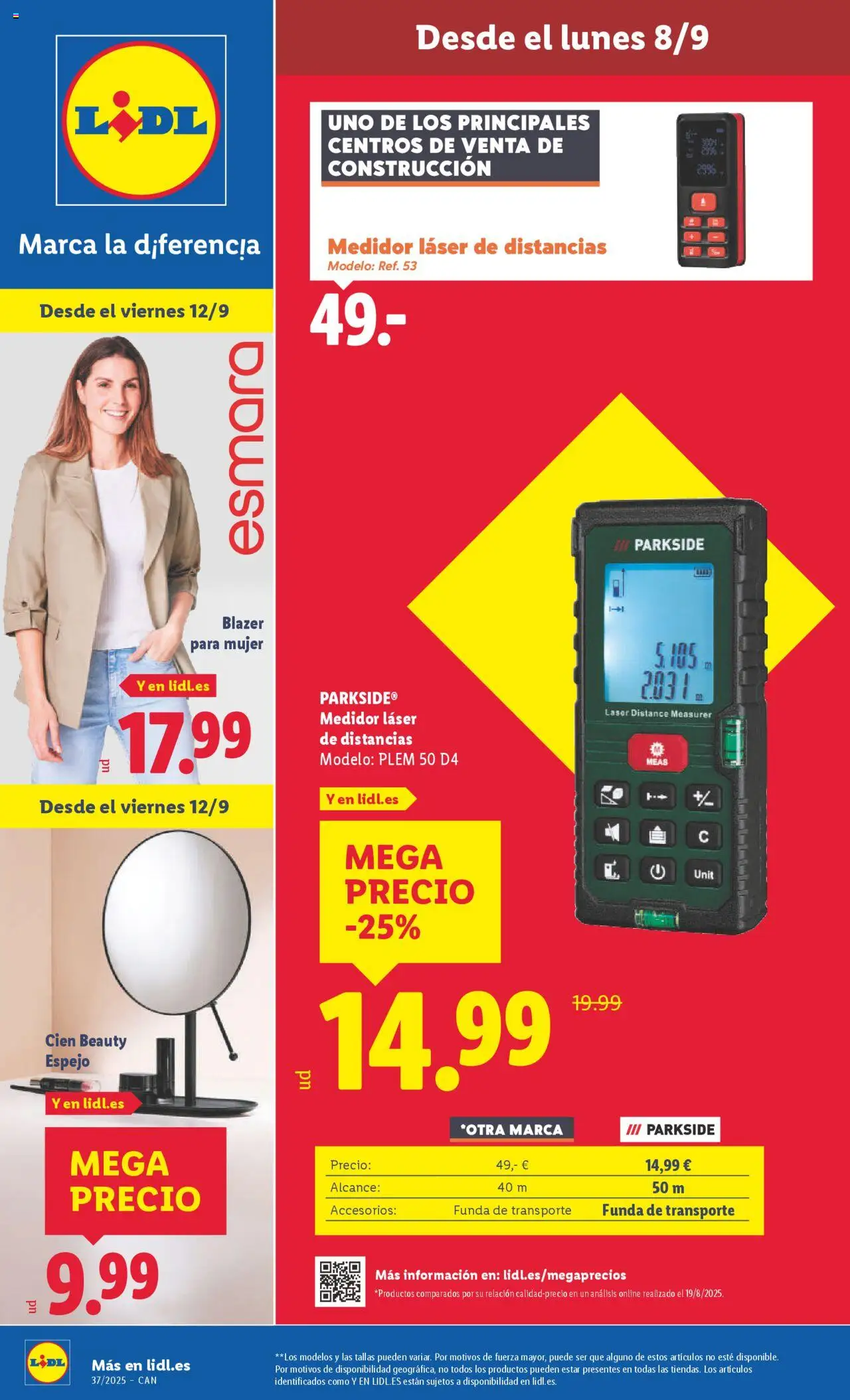 LIDL Canarias del 08/09/2025 >> catálogo esta semana