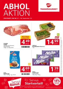 Vorschau der Angebote: Transgourmet Flugblatt gültig ab 31.08.2025