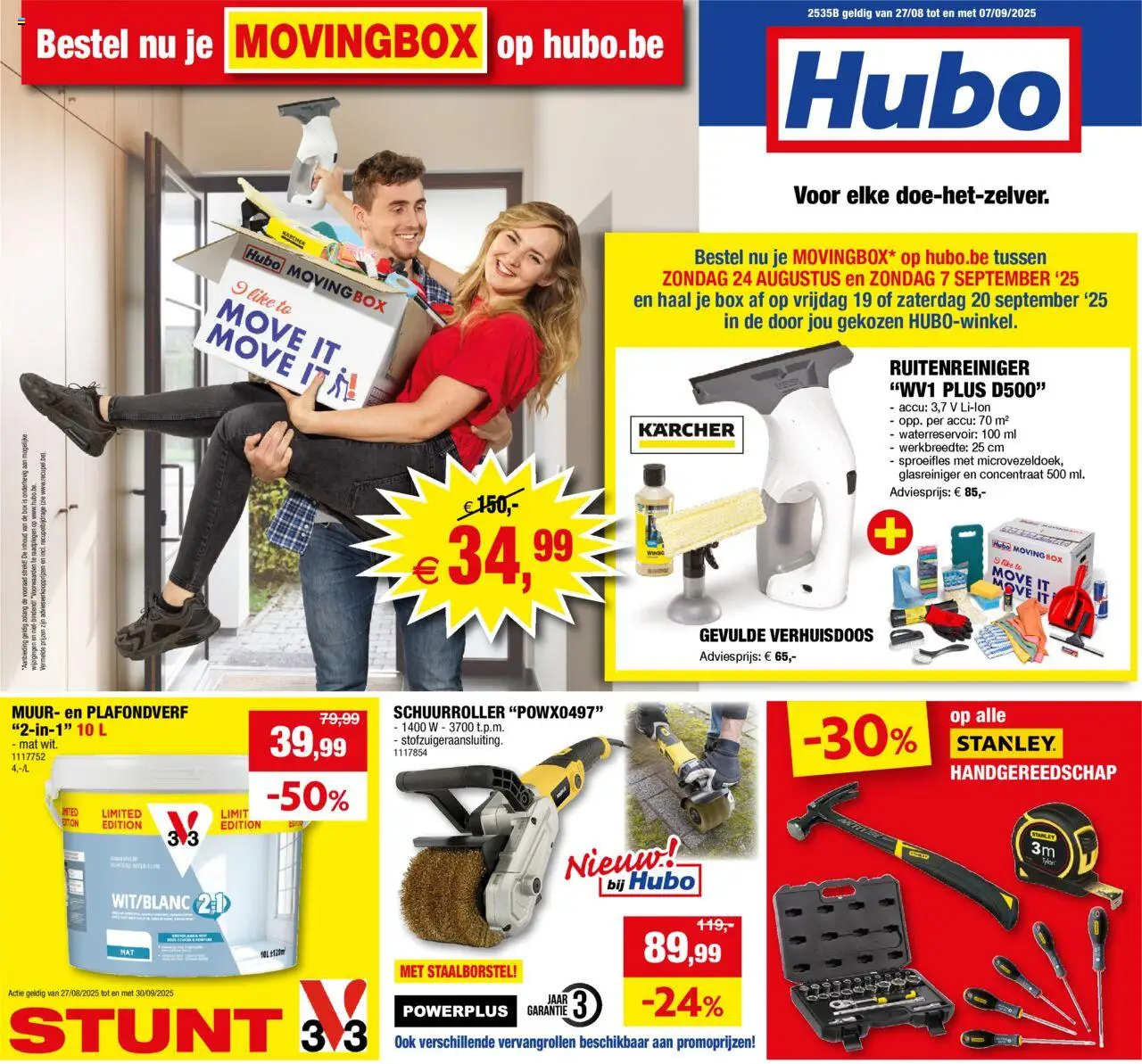 Hubo shop Folder geldig vanaf 27/08/2025 - Paginanummer 1