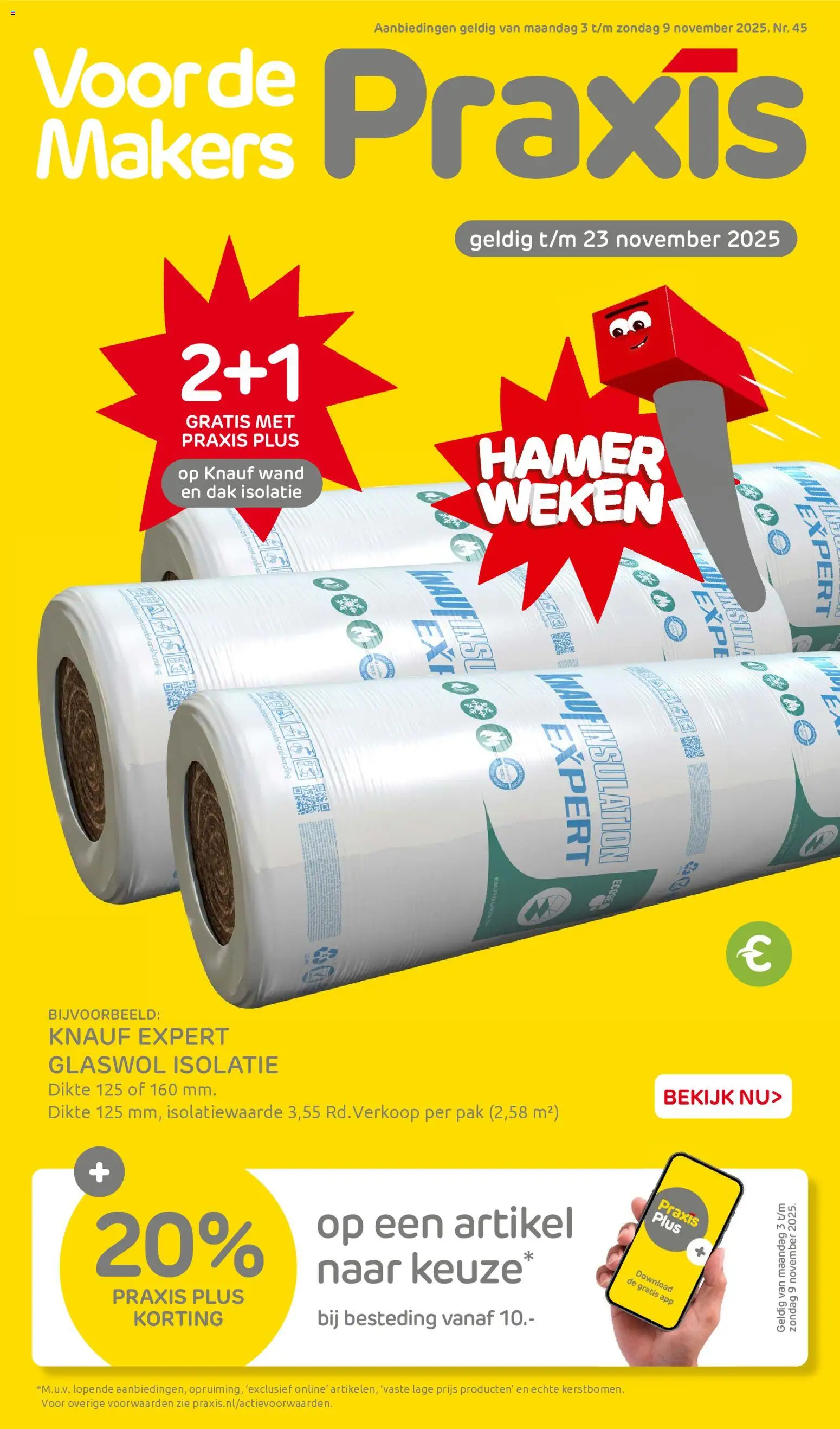 Voorbeeld van Folder van winkel Praxis geldig vanaf 03-11-2025 - Hamer