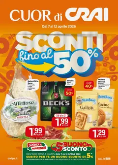 Anteprima dell'opuscolo CRAI volantino Cuor di Crai Valmontone dal negozio CRAI valido da 07/04/2026