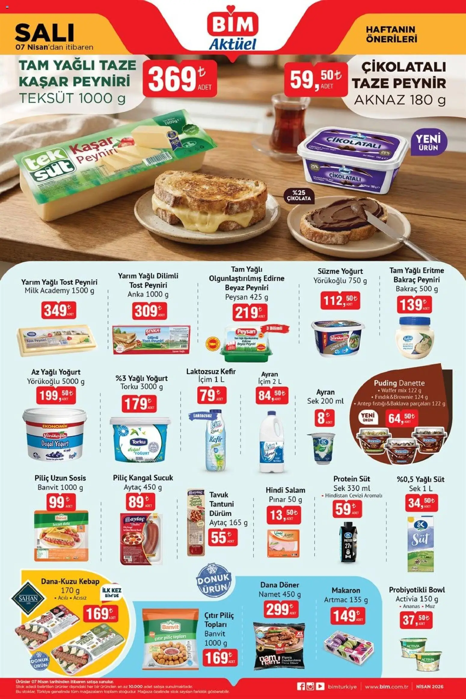 BİM BİM - Katalog Salı 07.04.2026 - Broşürünün önizlemesi