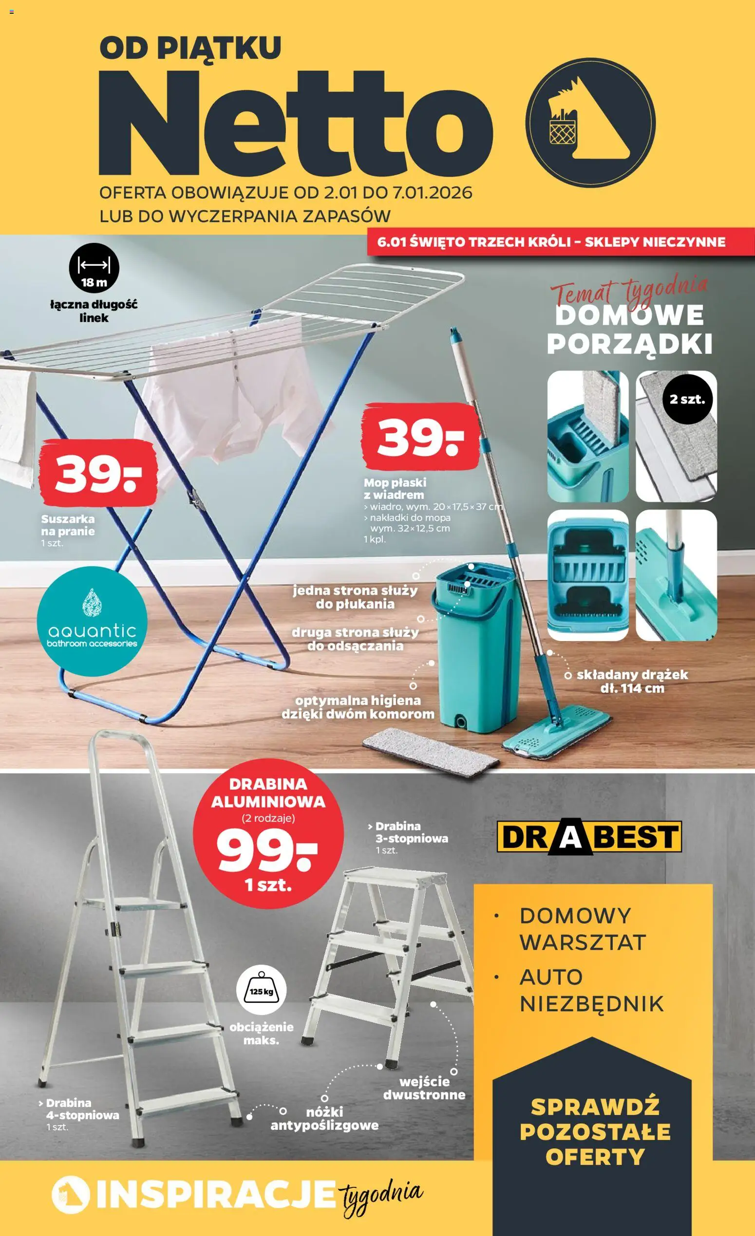 Pogląd gazetki "Gazetka Non Food" ze sklepu Netto ważnej od 02.01.2026