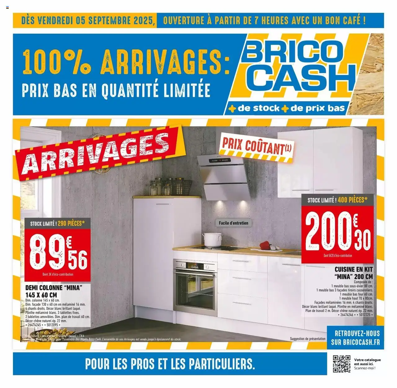 Catalogue Arrivages de la boutique Brico Cash valable du 05/09/2025 - Page numéro 1