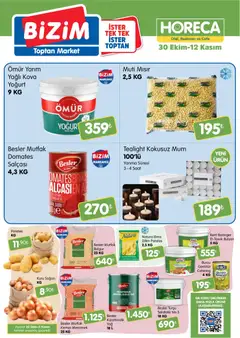 Bizim Toptan Horeca kataloğu 30.10.2025 - Broşürünün önizlemesi
