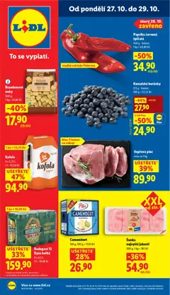 Náhled nabídky: Lidl Leták platný od 27.10.2025