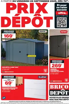 Prévisualisation de Catalogue du magasin Brico Dépôt formulaire valide 26/09/2025