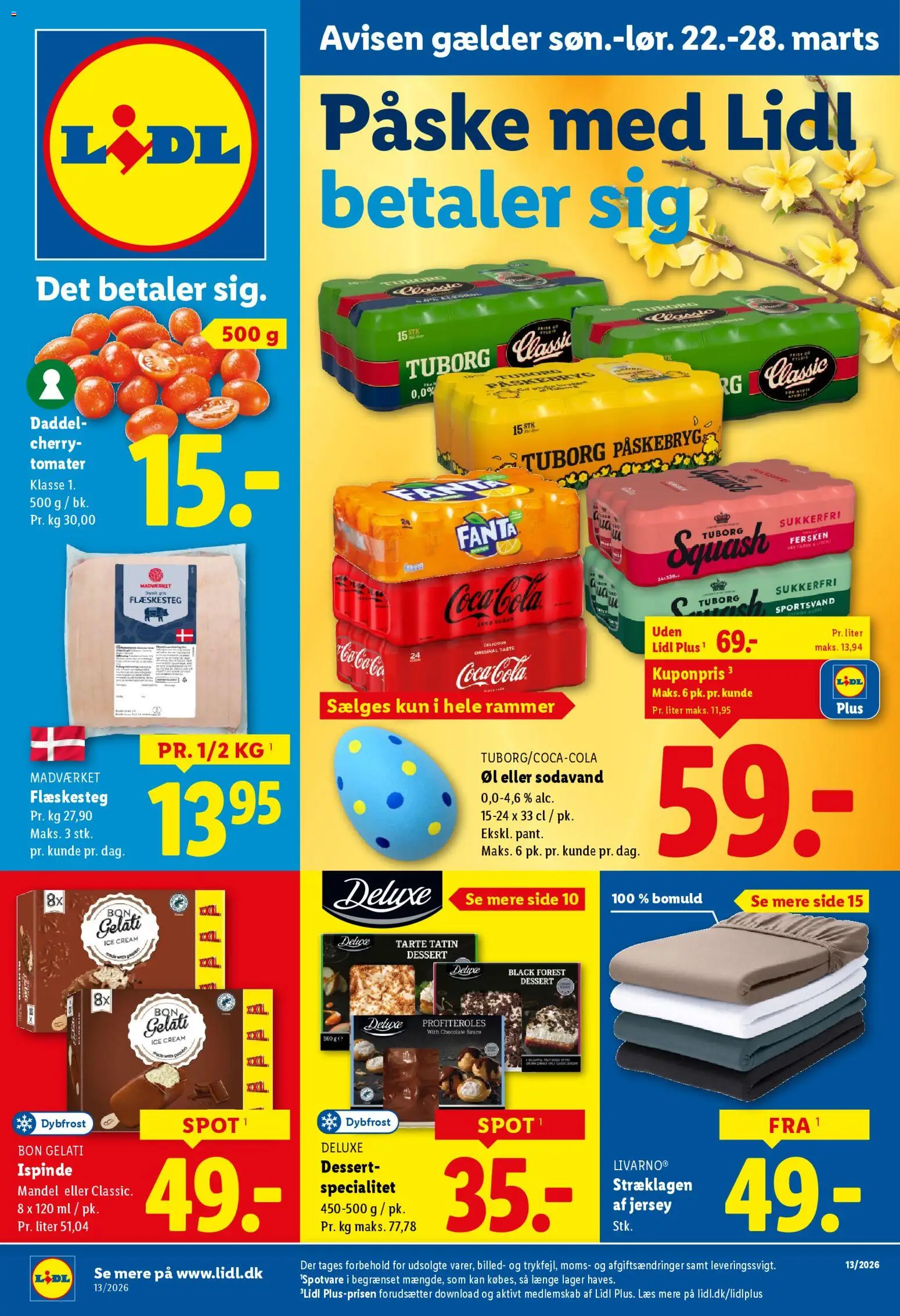 Eksempel på tilbudsavis Lidl - Tilbudsavis fra butik Lidl gyldig fra 22/03/2026
