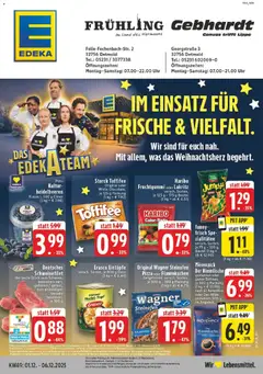 Vorschau von dem Prospekt des Geschäftes Edeka, gültig ab dem 01.12.2025