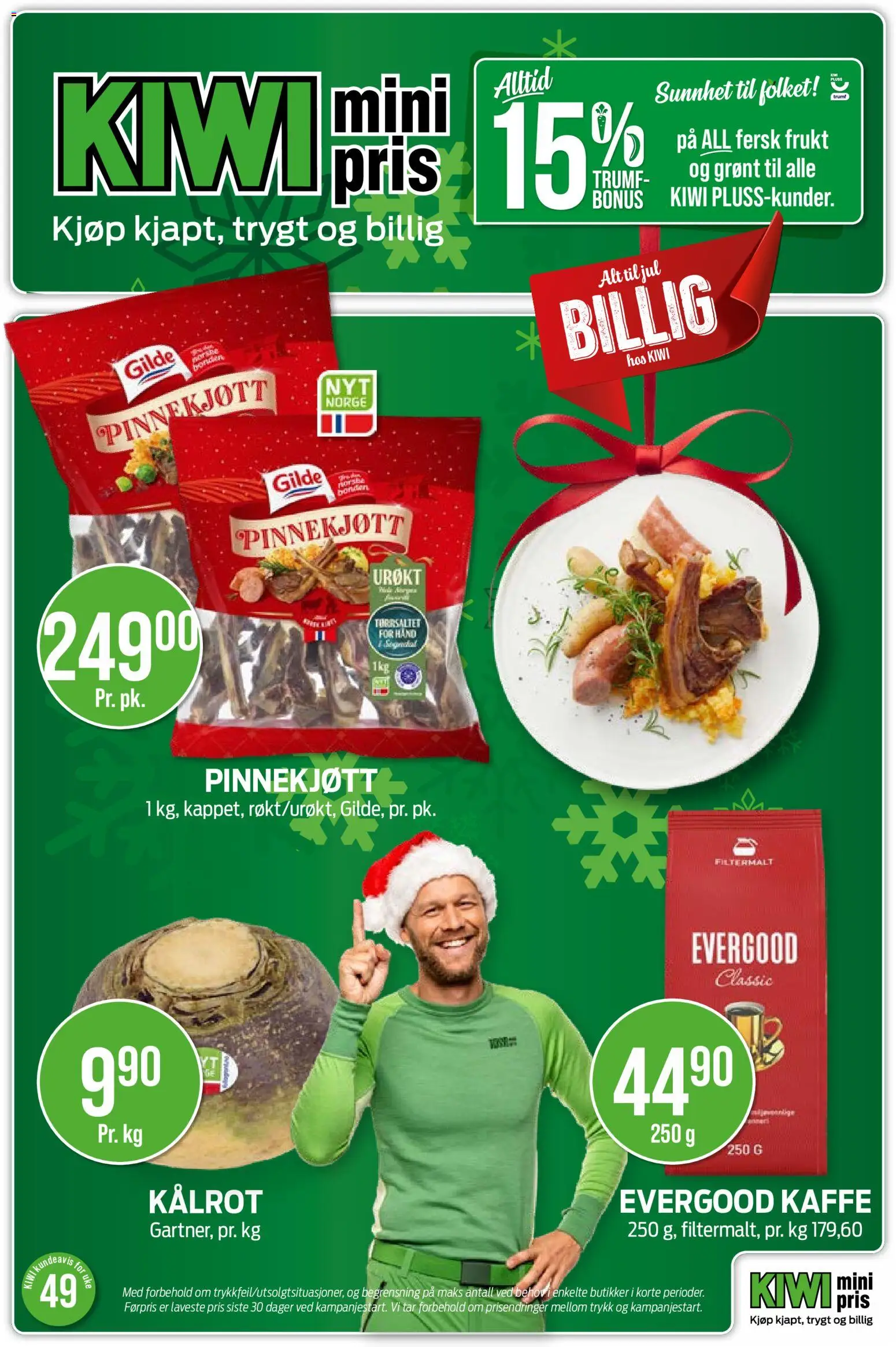 Forhåndsvis Kundeavis fra butikk Kiwi gyldig fra 01/12/2025