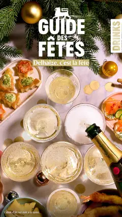 Voorbeeld van Guide des fêtes - Drinks van winkel Delhaize geldig vanaf 13/11/2025