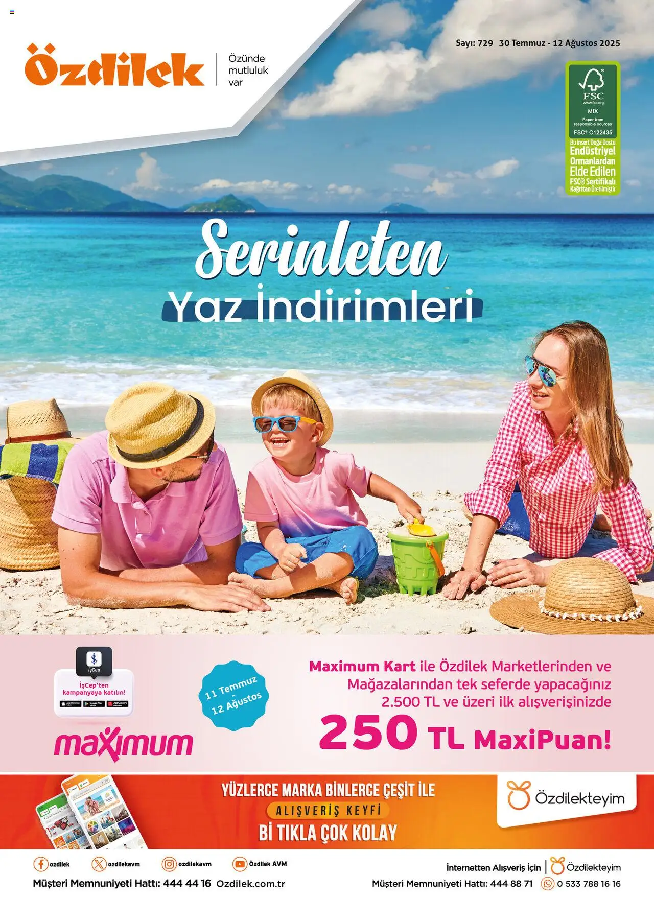 Özdilek Katalog (30 Temmuz 2025 - 12 Ağustos 2025) - Sayfa numarası 1