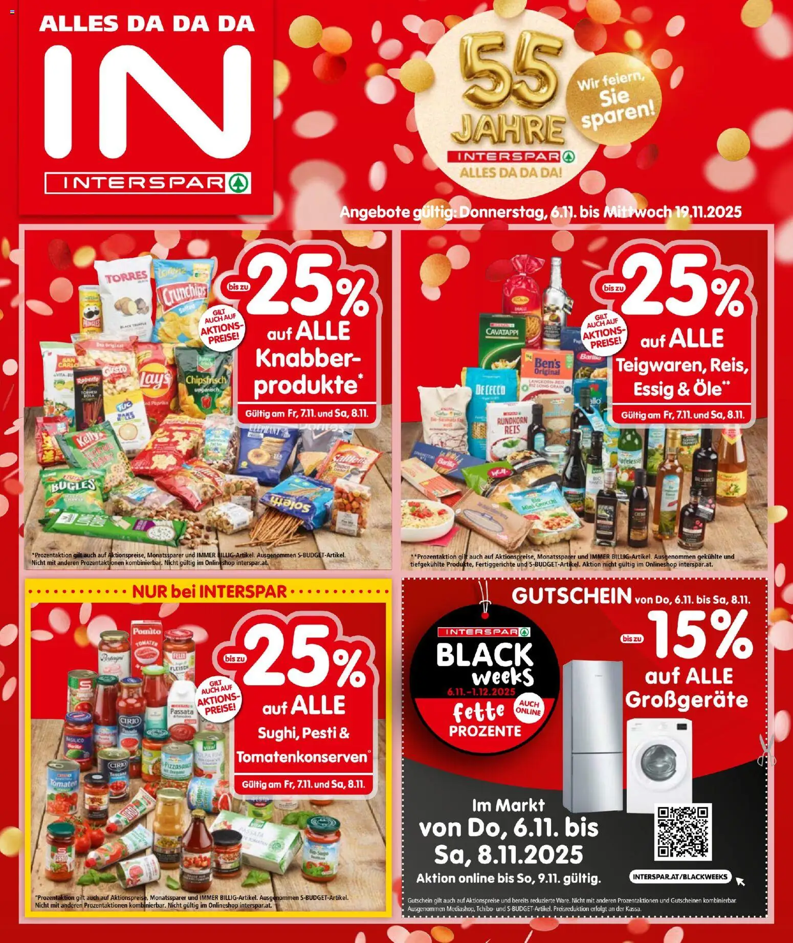 Vorschau der Angebote: Interspar Black Friday gültig ab 06.11.2025